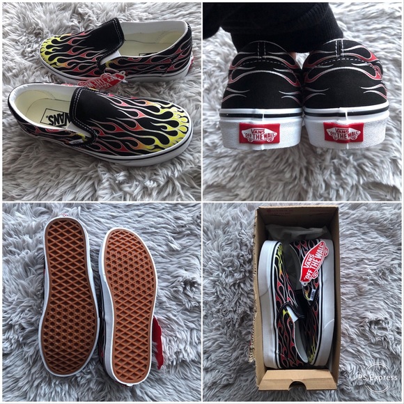 Vans Mash Up Flames Classic Slip-On 🔥 - Picture 8 of 8